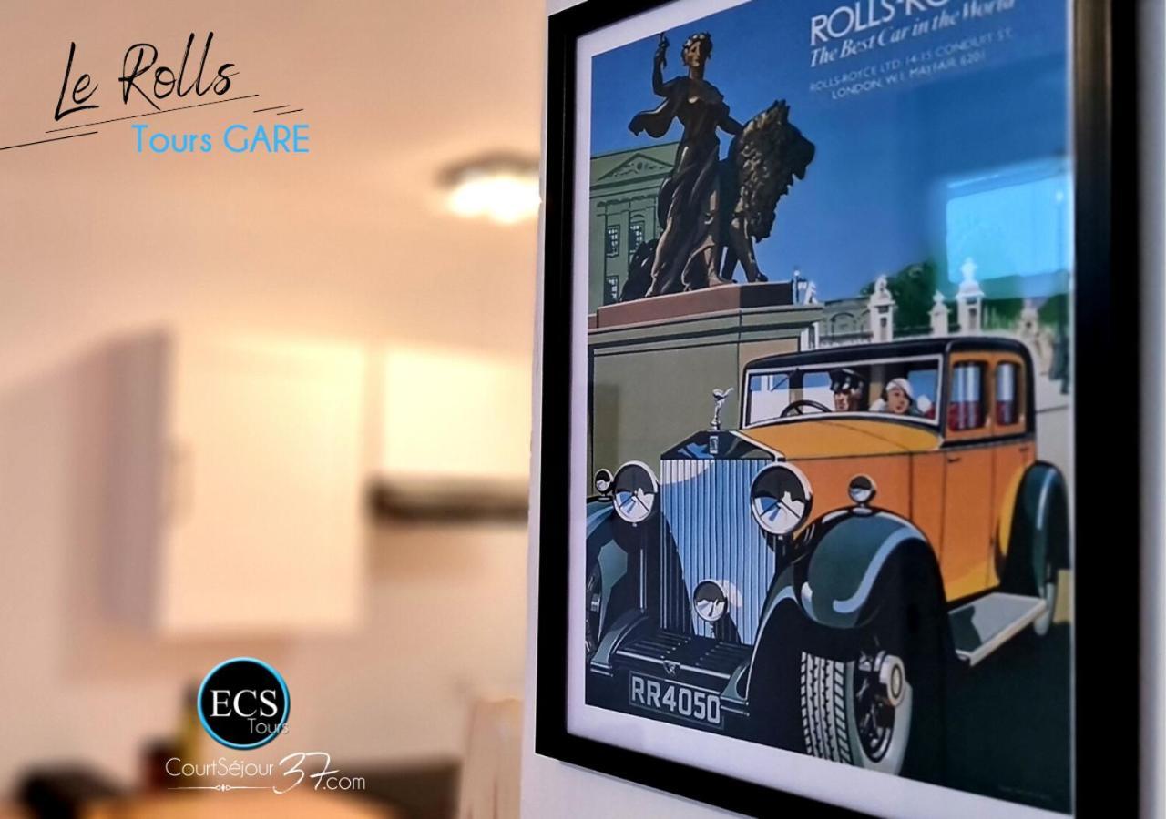 "Le Roll'S" - 1 Chambre - 5 Couchages - Calme - Terrasse - Parking Prive Tours Exterior photo