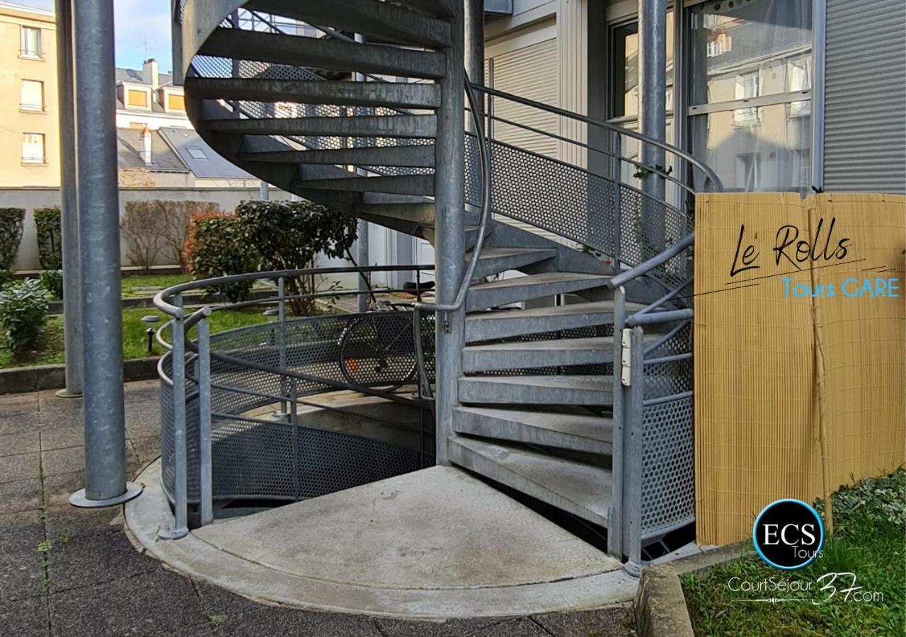 "Le Roll'S" - 1 Chambre - 5 Couchages - Calme - Terrasse - Parking Prive Tours Exterior photo