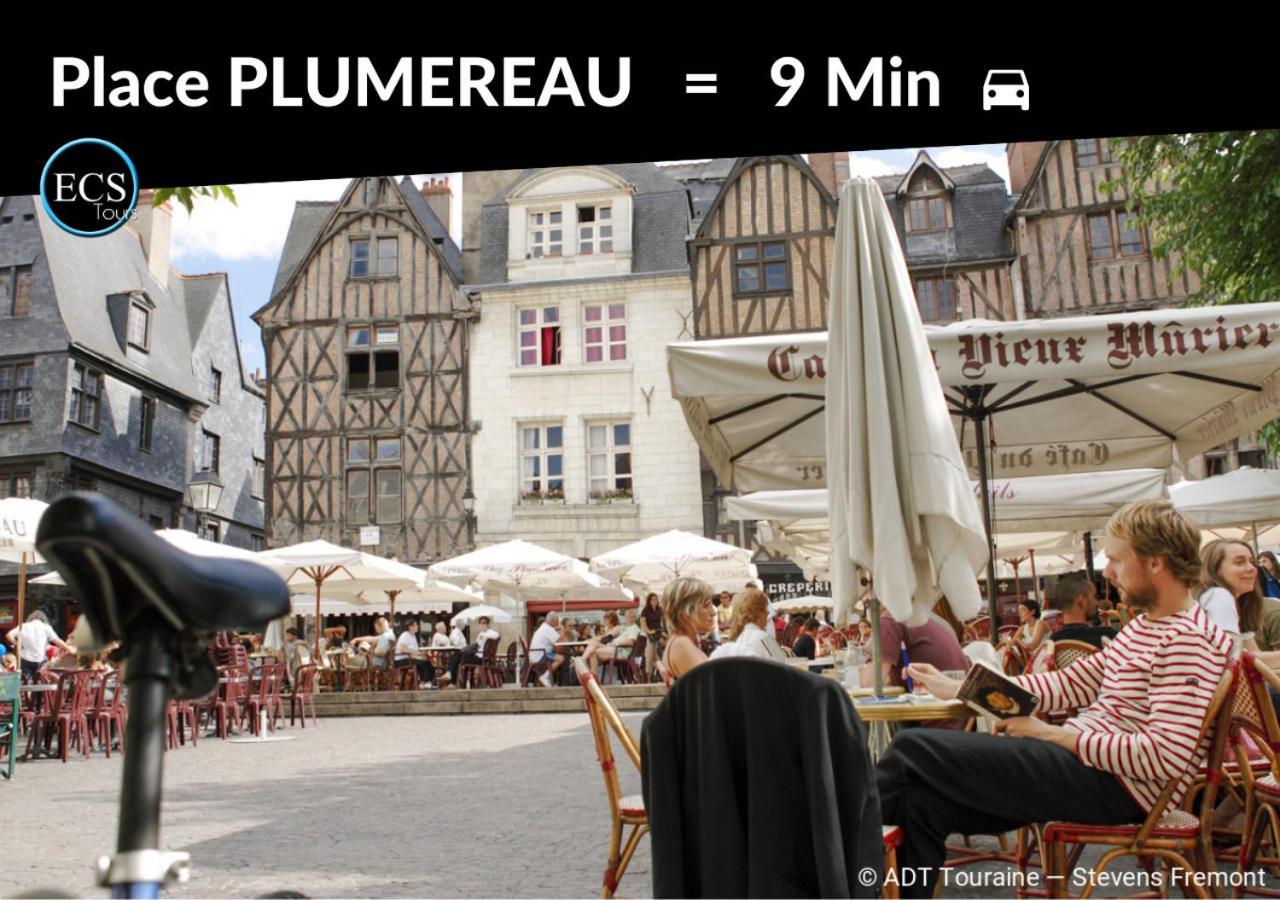 "Le Roll'S" - 1 Chambre - 5 Couchages - Calme - Terrasse - Parking Prive Tours Exterior photo