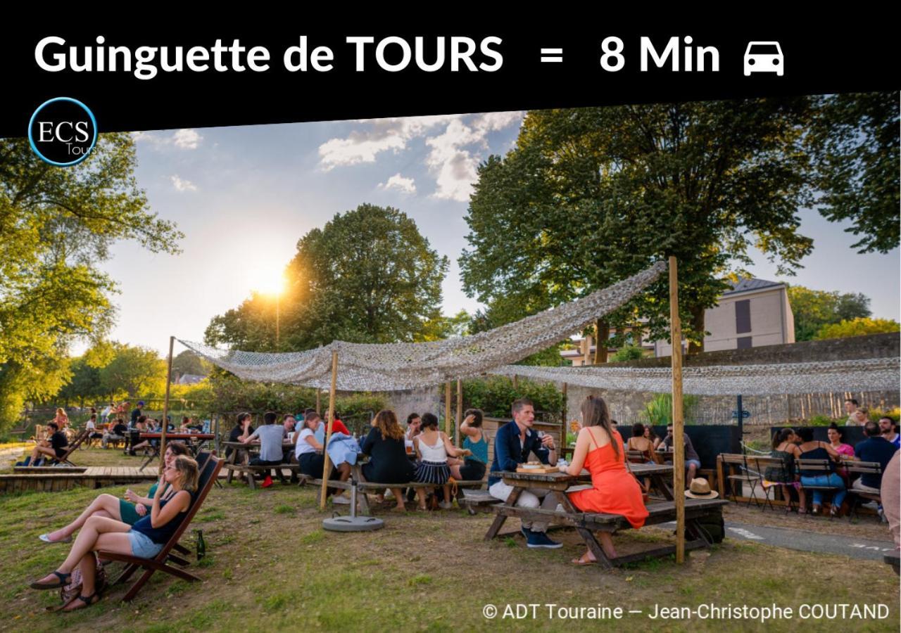 "Le Roll'S" - 1 Chambre - 5 Couchages - Calme - Terrasse - Parking Prive Tours Exterior photo